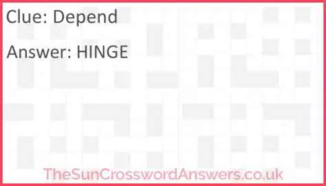 Not to be depended on Crossword Clue .